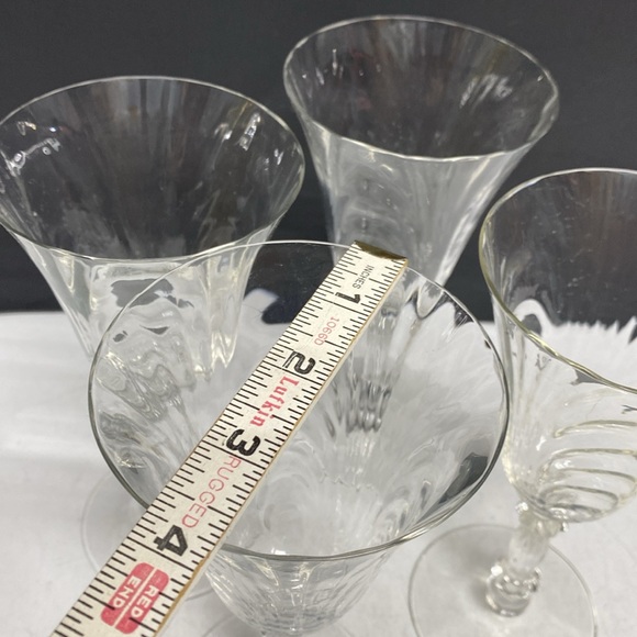 Cambridge Clear Caprice Glasses 7 5/8" Water Goblet Stem 300 Set of Four - Picture 13 of 17